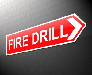 What is a fire drill checklist?